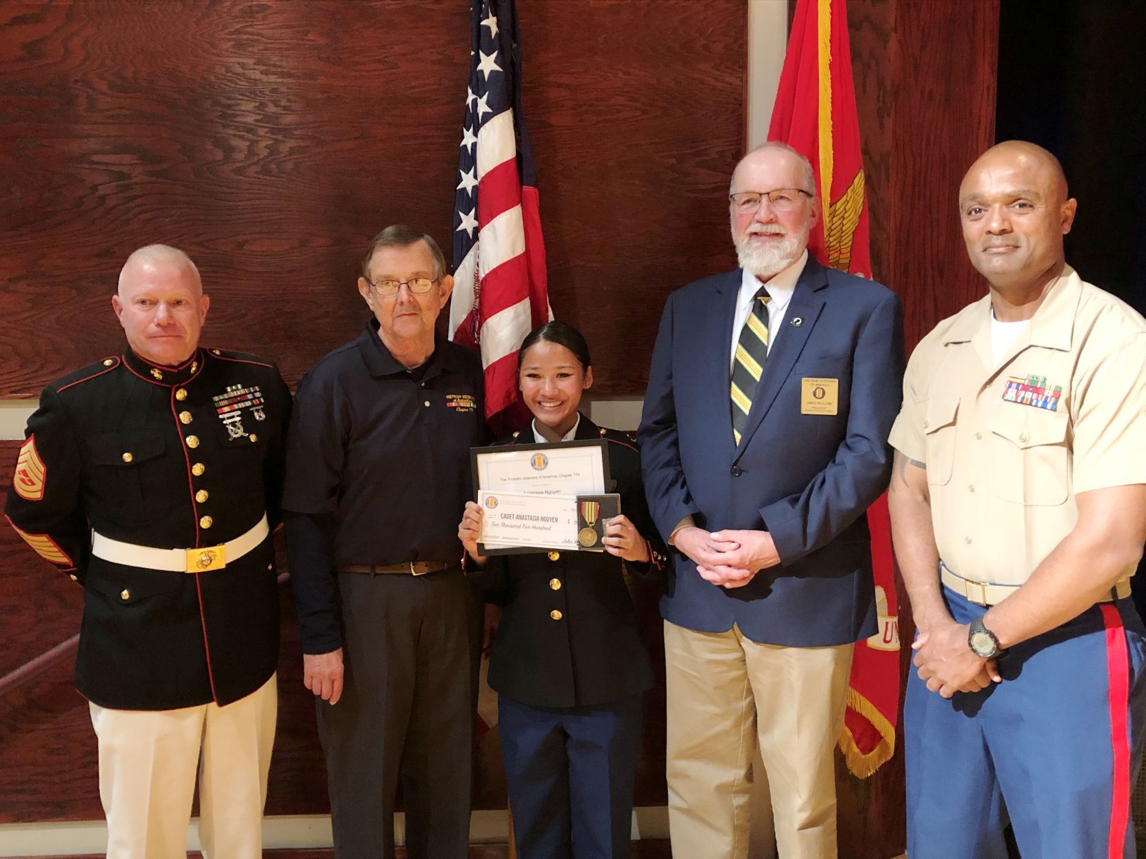 Vietnam Veterans of America Medal and Scholarship.